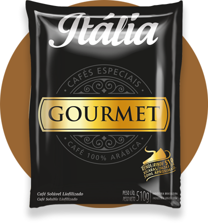 café solúvel liofilizado itália gourmet