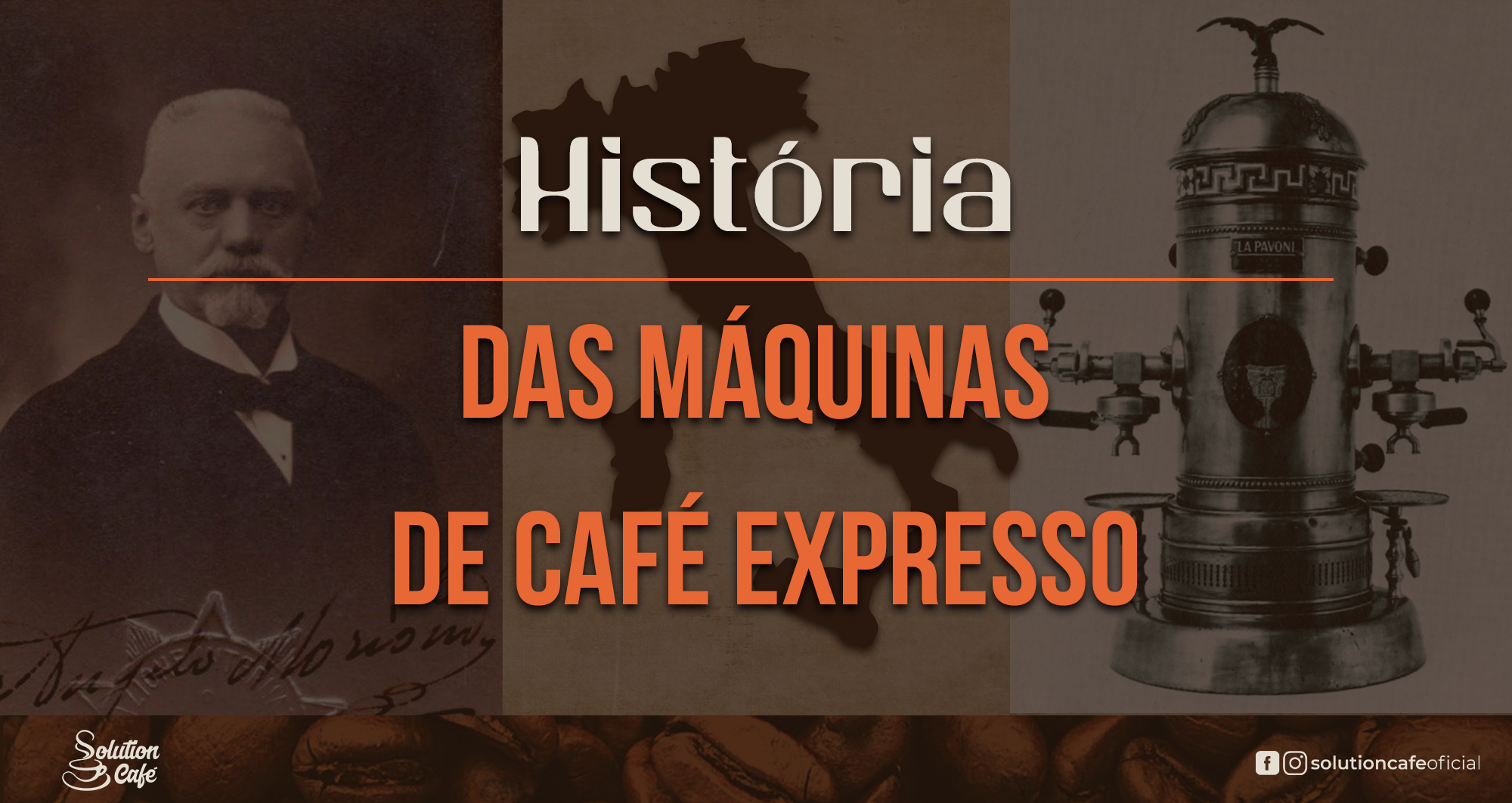 história das máquinas de café expresso
